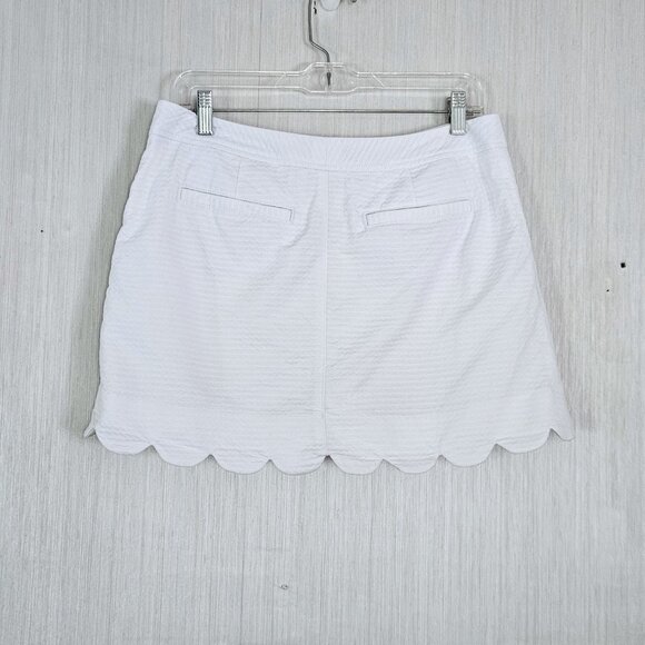 Lilly Pulitzer colette skort Resort White size 6 EUC - Picture 4 of 10
